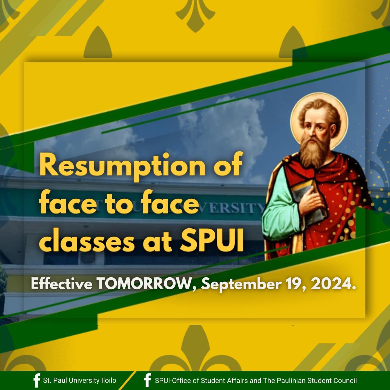 Resumption of classes